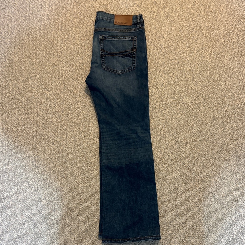 Classic Dark Blue Men's Jeans